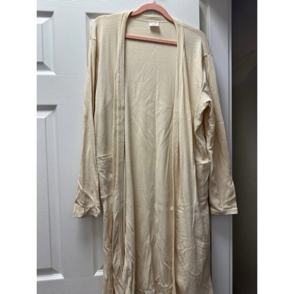Jax ampLennon Ribbed Long Cardigan ML